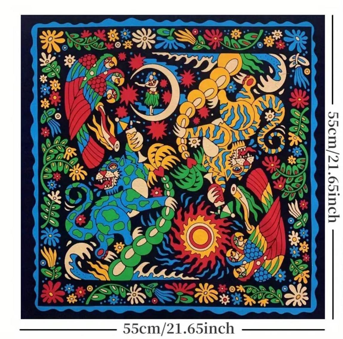 Cotton Hip-Hop Retro Style Versatile Bandana