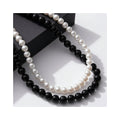 Classic White & Black/Grey Bead Design, Versatile Everyday Accessories, Durable and Easy to Care