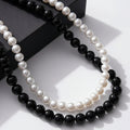 Classic White & Black/Grey Bead Design, Versatile Everyday Accessories, Durable and Easy to Care