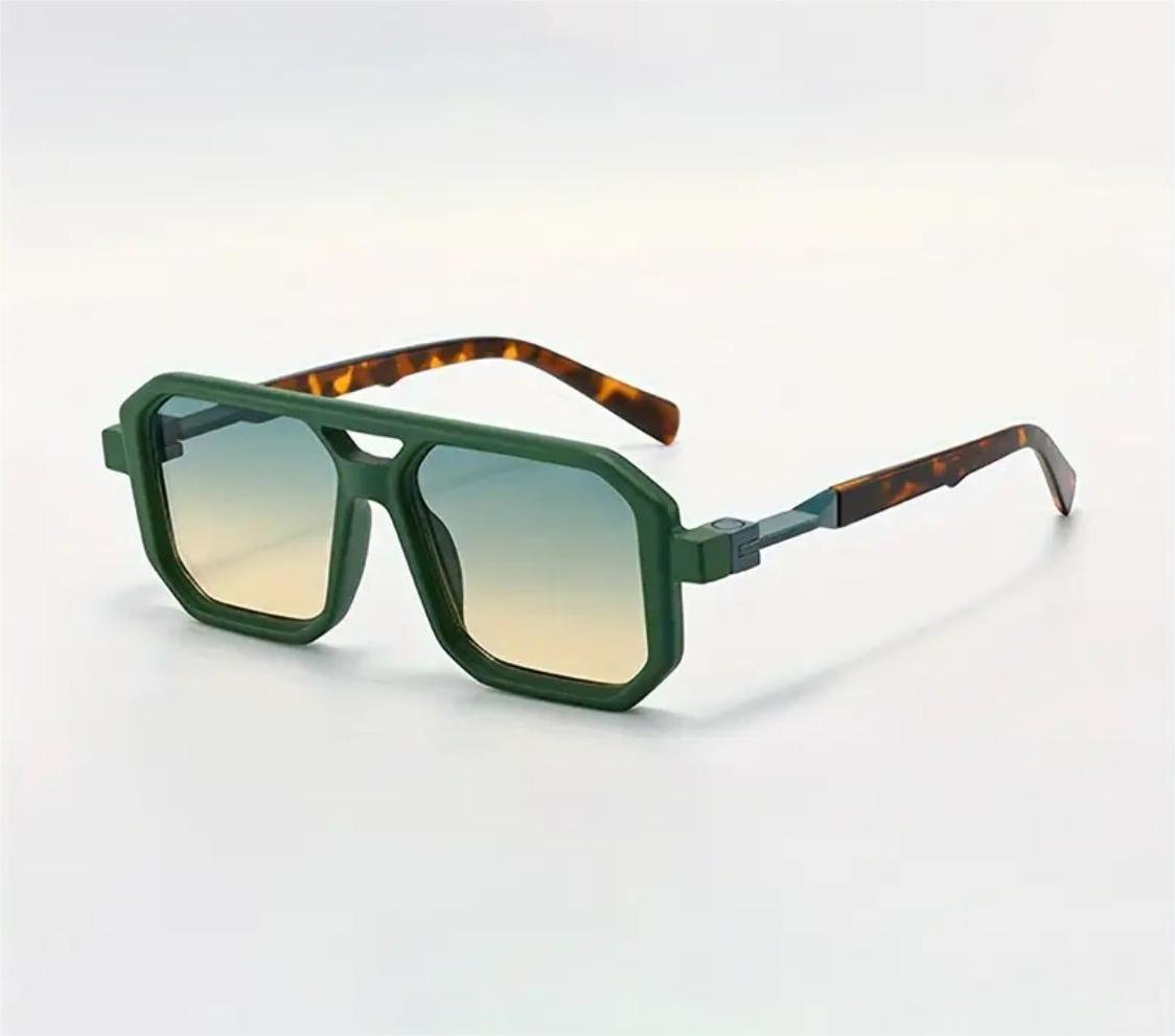 Double Bridge Square Sunglasses