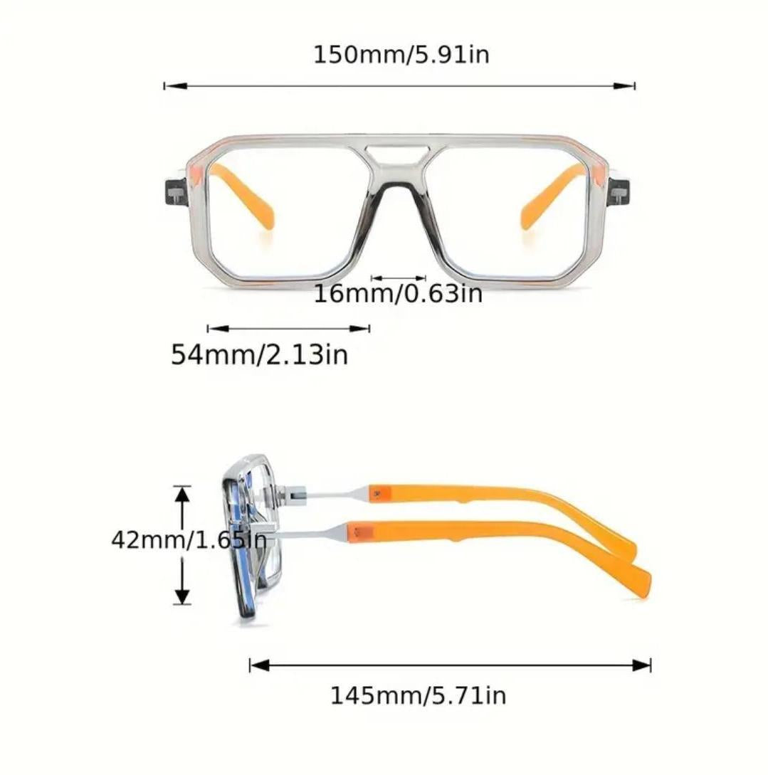 Double Bridge Square Sunglasses